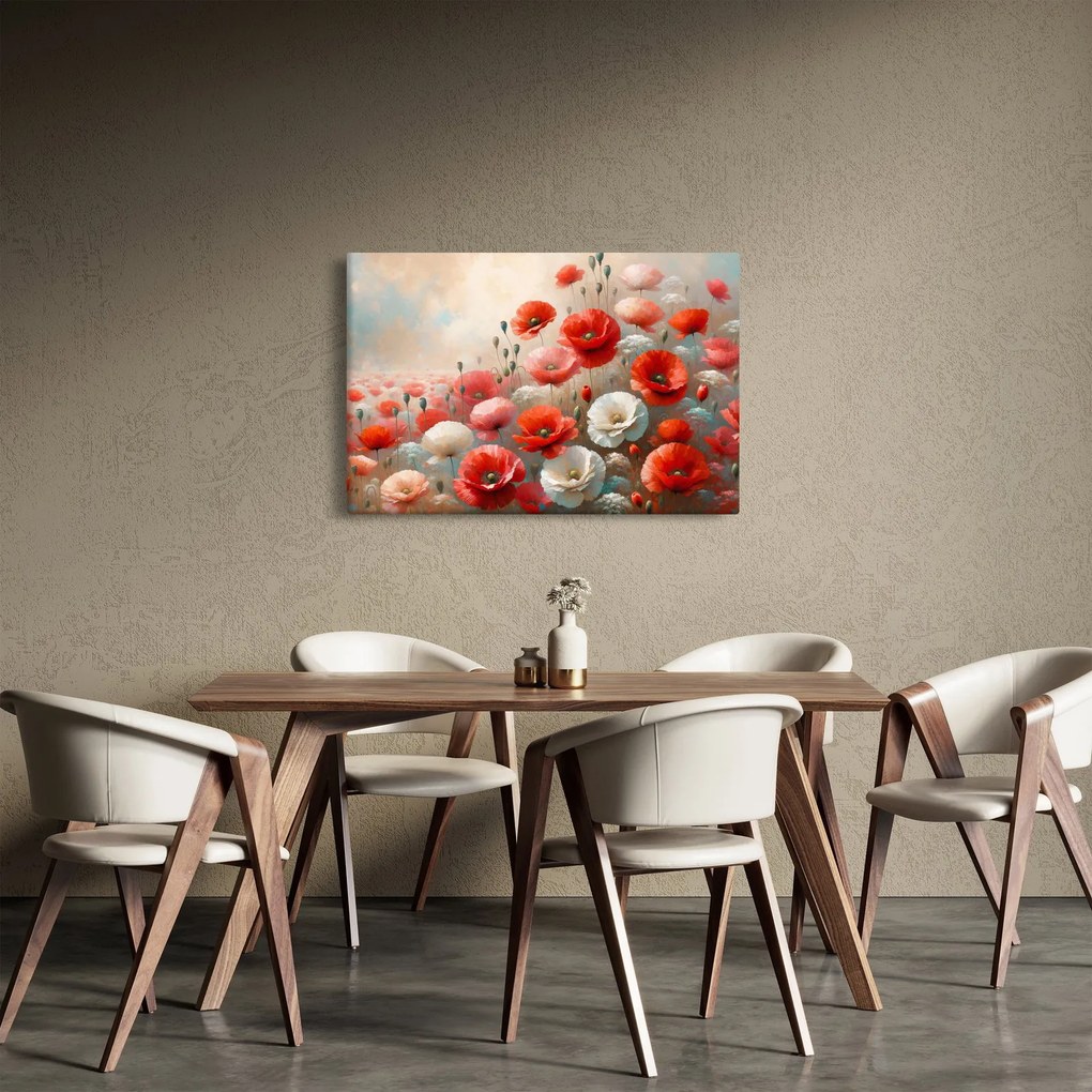 Kép - Pipacsok festménye (90x60 cm)