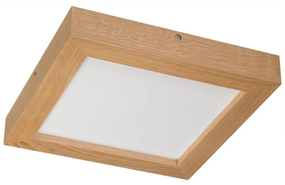 Brilagi-LED Dimmelhető lámpa WOODY FRAME LED/24W/230V tölgy 30x30 cm IP44 + távirányító