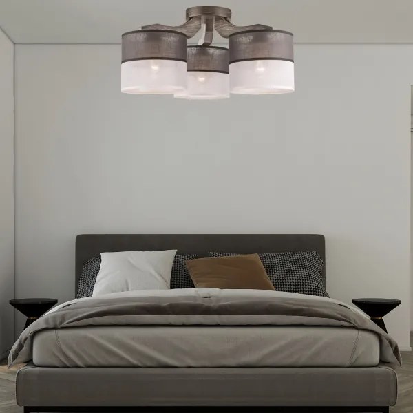 Felületre szerelhető csillár ANDREA 3xE27/60W/230V