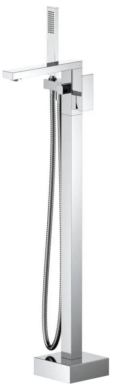 AREZZO design CUBEFIELD szabadonálló kádcsaptelep, króm