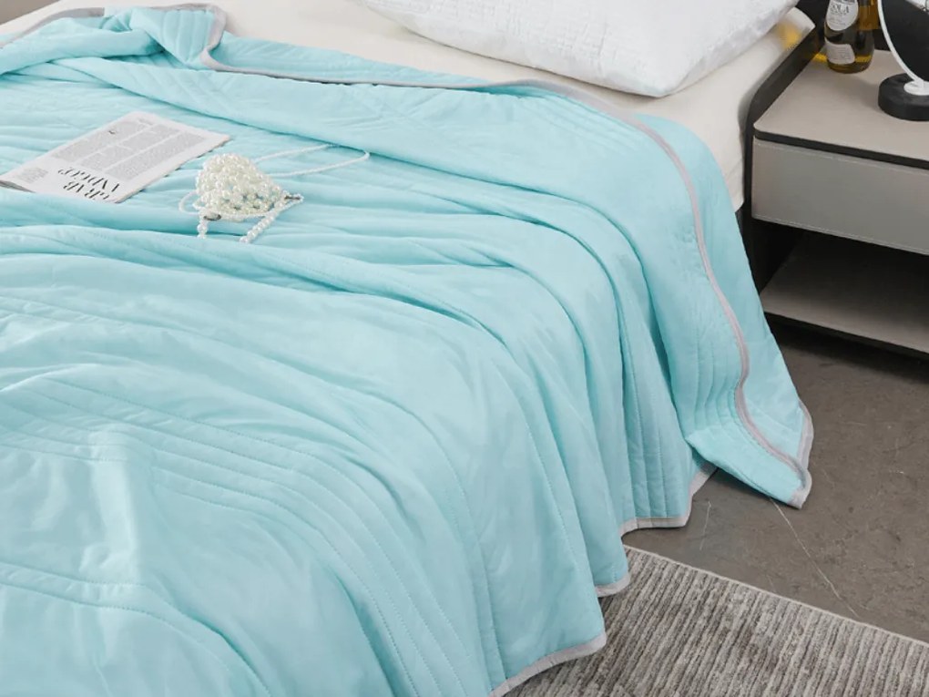 Hűsítő nyári paplan CELIA, mentás Méret: 200 x 220 cm