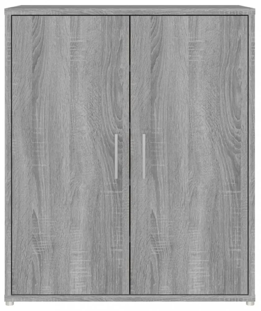 vidaXL szürke sonoma színű szerelt fa cipősszekrény 60 x 35 x 70 cm