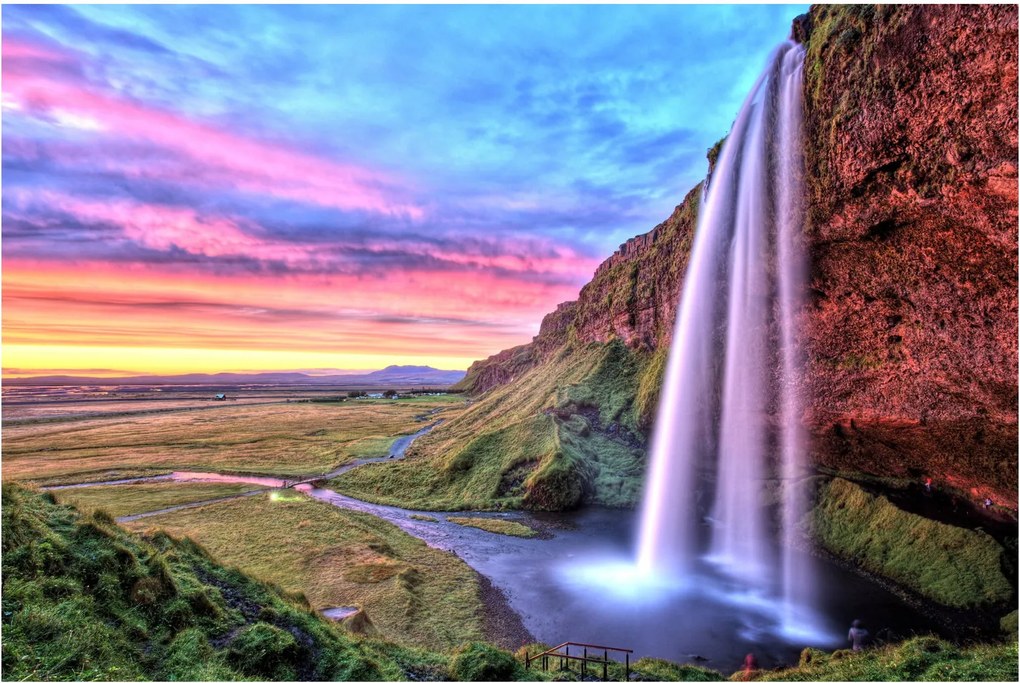Kép - Seljalandsfoss vízesés (90x60 cm)