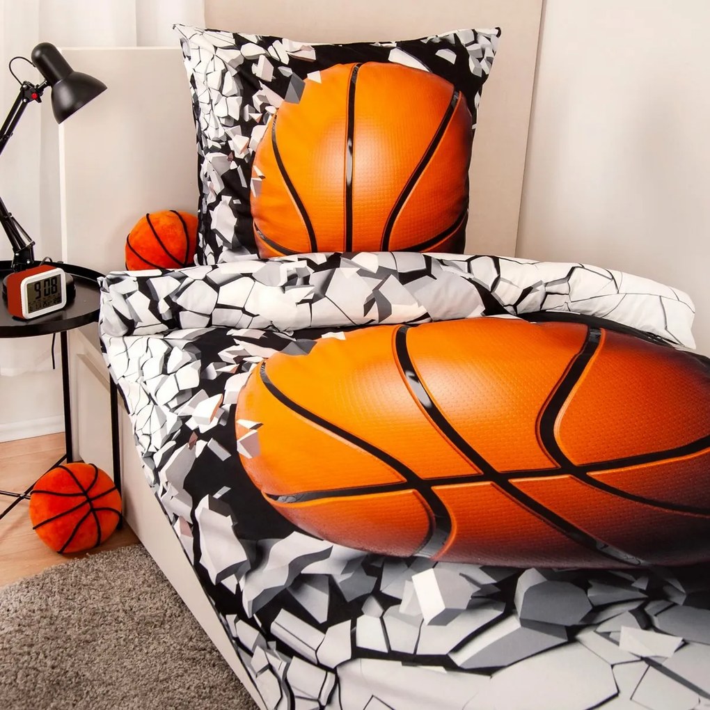 Herding pamut ágynemét Basketball, 135 x 200 cm,80 x 80 cm