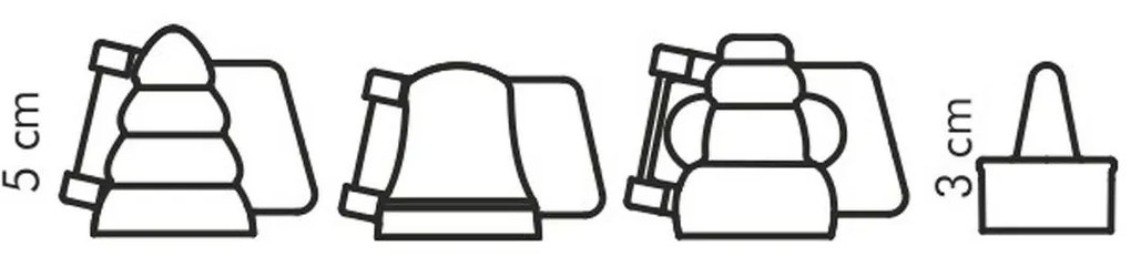 Tescoma DELÍCIA karácsonyi sütemény formázó készle,