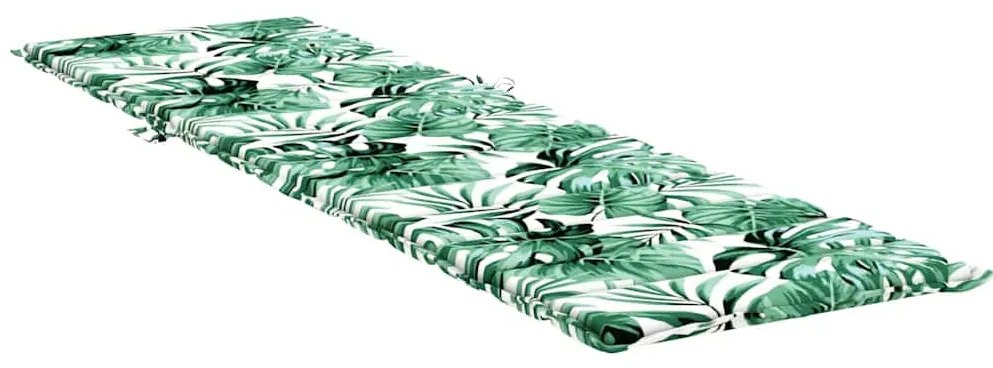 Napozó Fekvőpárna Floral Zöld 200 x 70 x 4 cm Oxford szövet