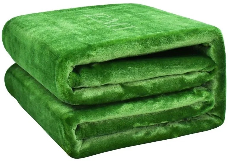 EMI zöld színű mikroszálas takaró 150 x 200 cm