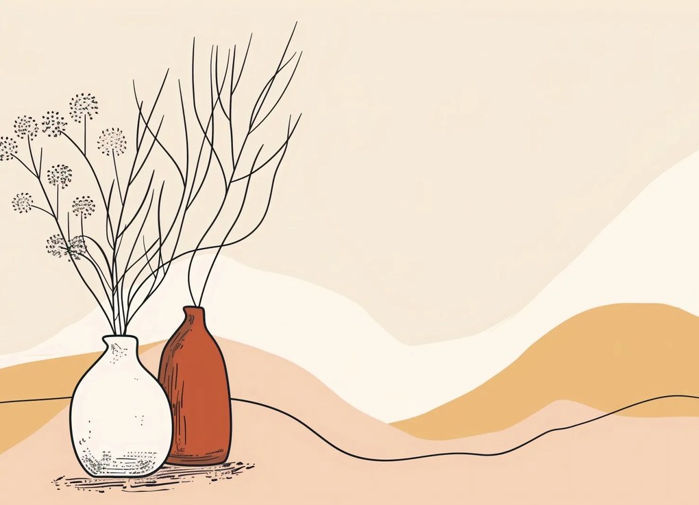 Poszter 18x13cm Stílusos Bézs