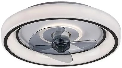 RÁBALUX 71009 HORACIO Ventilátoros lámpa Fekete IP20