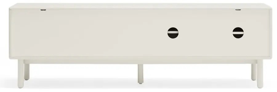 Krémszínű TV-állvány 180x56x40 cm Corvo – Teulat
