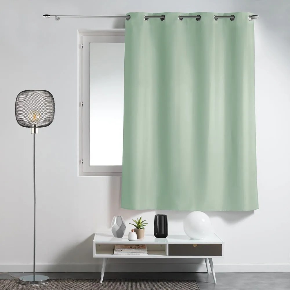 Zöld függöny 140x180 cm Essentiel – douceur d'intérieur