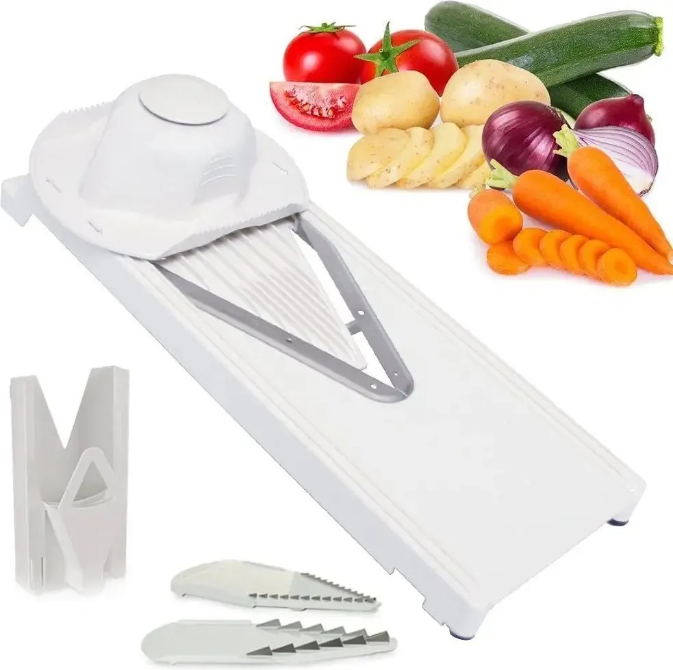 Stanela V-gyalu szeletelő, zöldség- és gyümölcs aprító, reszelő