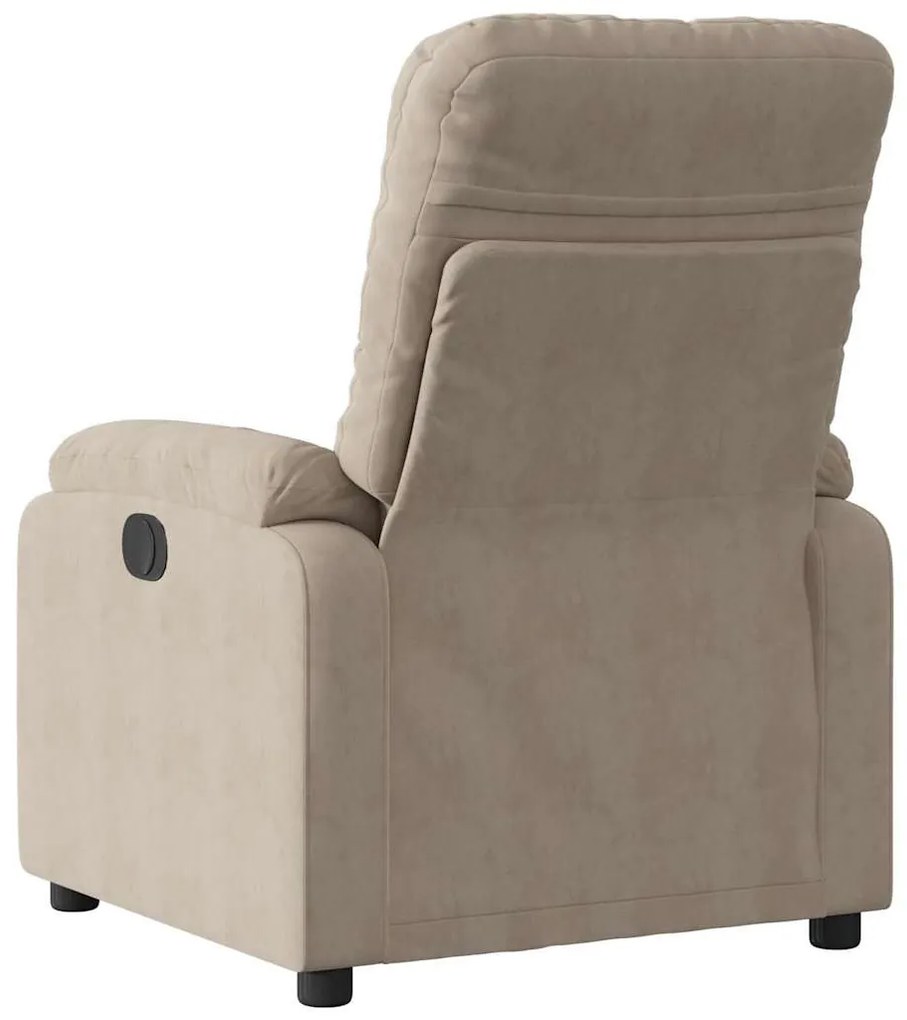 vidaXL tópszínű mikroszálas szövet dönthető fotel