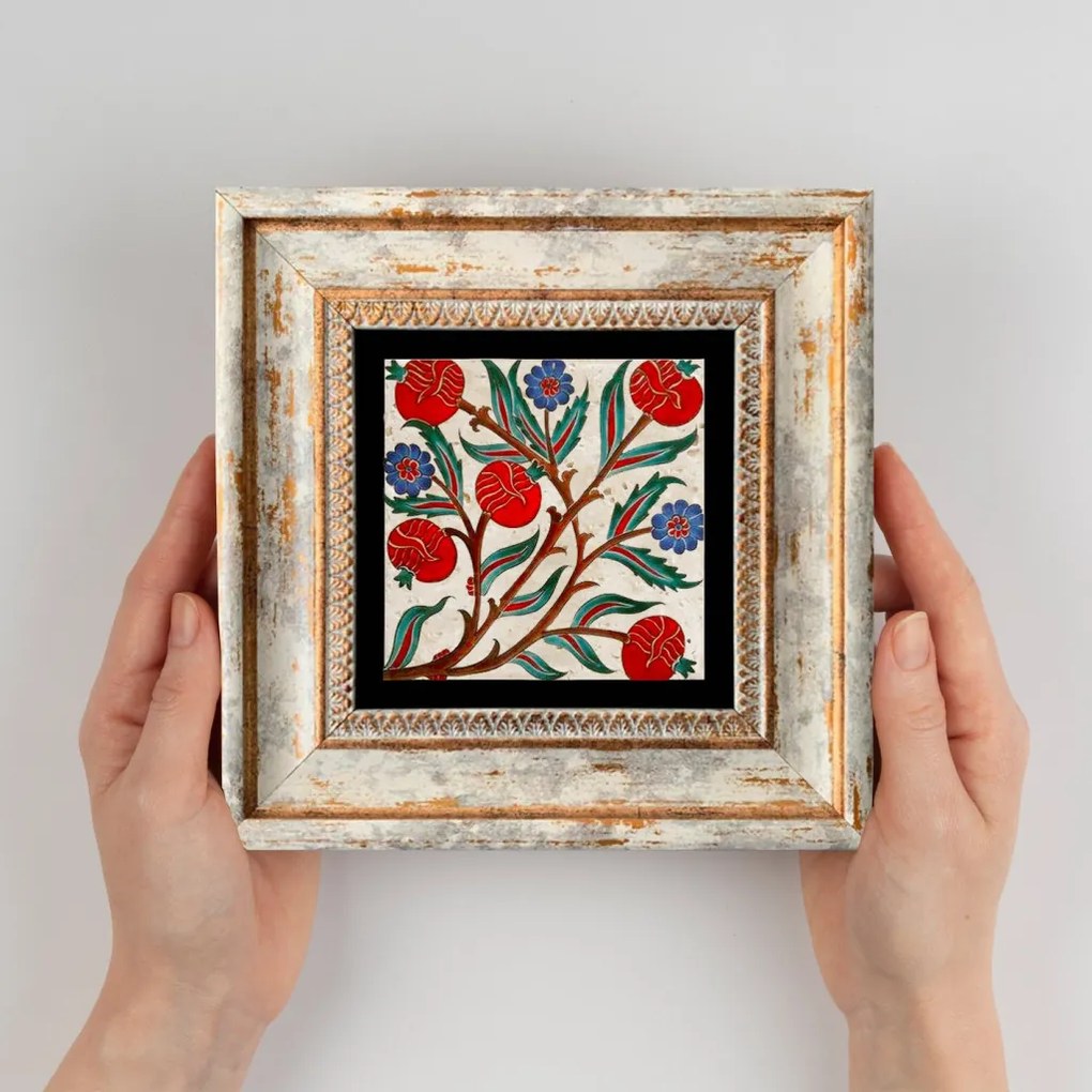 Kő falikép, 20×20 cm – TC1238