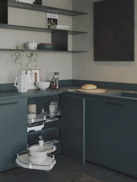 Konyhai fémrács, sarokszekrénybe, balos, Nuvola vesetál, króm-fehér,  900mm, 450mm ajtó szélesség, Sige Infinity Line 371