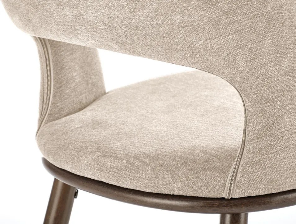 H-114 bárszék bézs/dió