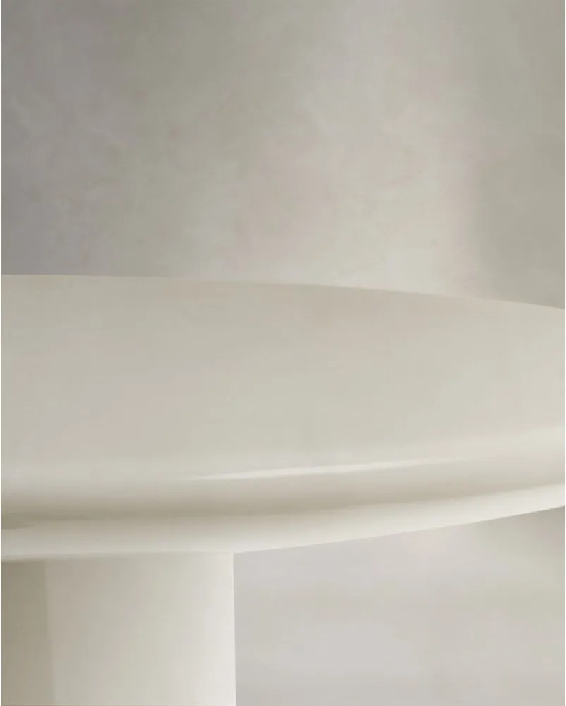 Beton kerek kerti dohányzóasztal ø 110 cm Albanella – Kave Home