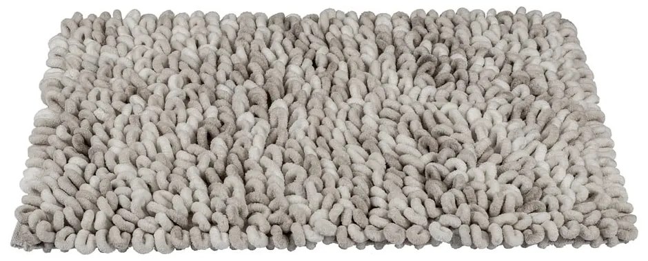 Szürkésbézs textil fürdőszobai kilépő 60x90 cm Lerici – Wenko