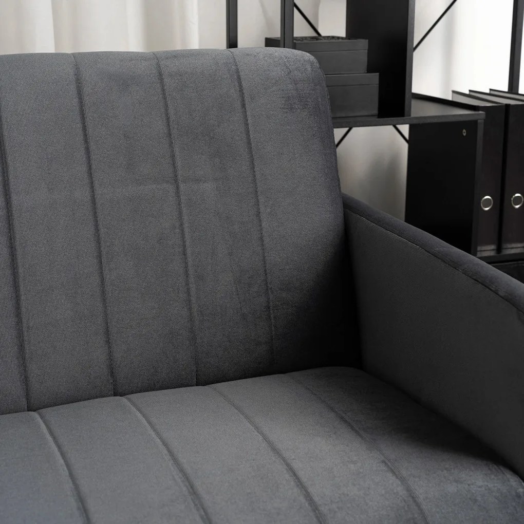 Zestaw 2x Sofa Rozkładana PORTO Szara