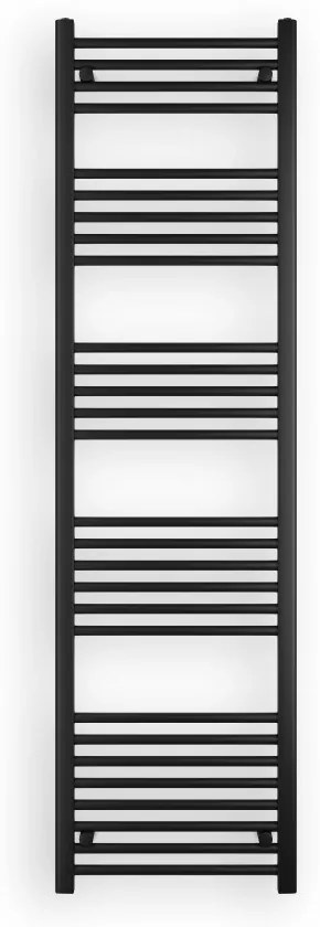 Fekete 500x1800mm törölközőszárítós fürdőszobai radiátor Welland Lux | Készletről | Gyors kiszállítással