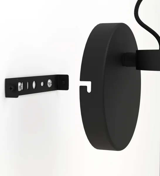 Eglo 390081 - Fali lámpa UPANEMA 1xE27/28W/230V fekete