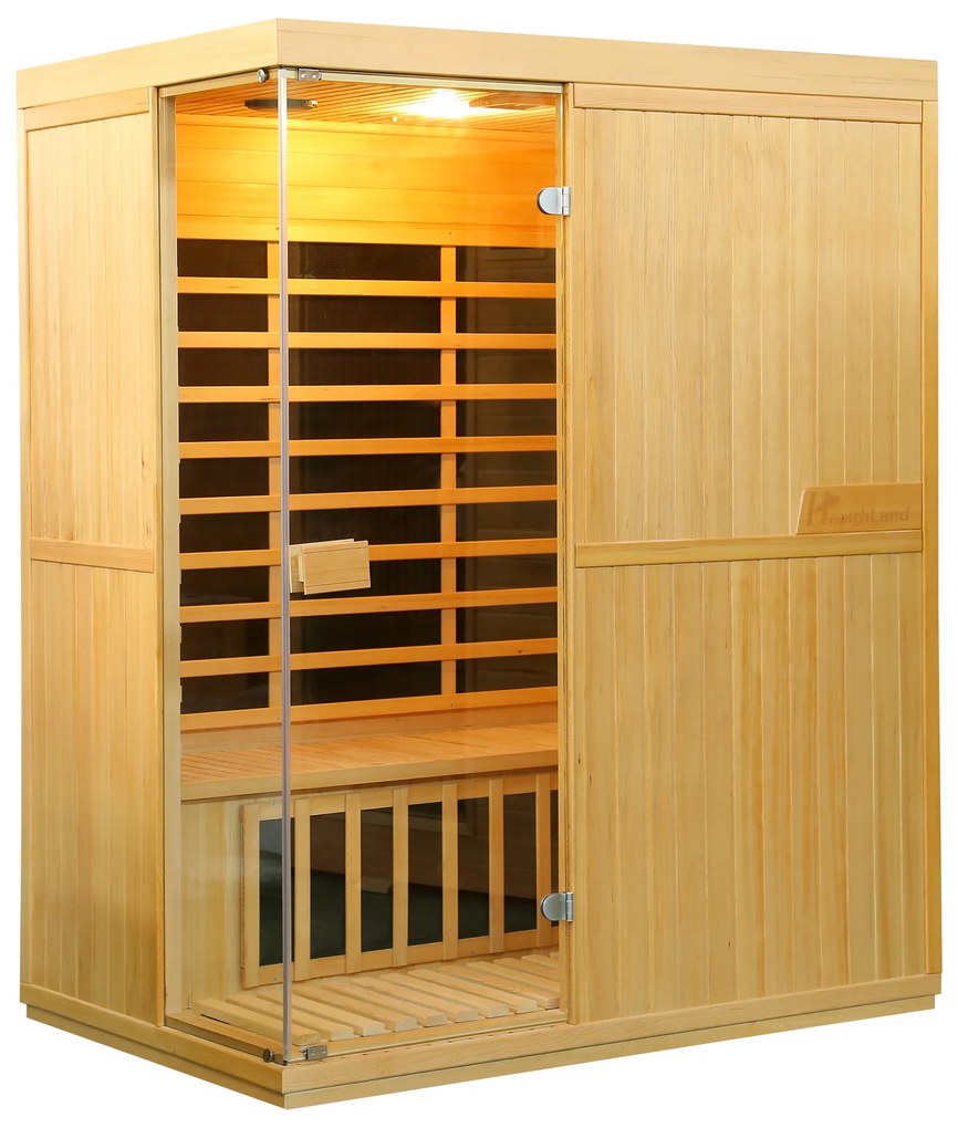 Sauna DeLuxe 2200 Carbon - BT, barna
