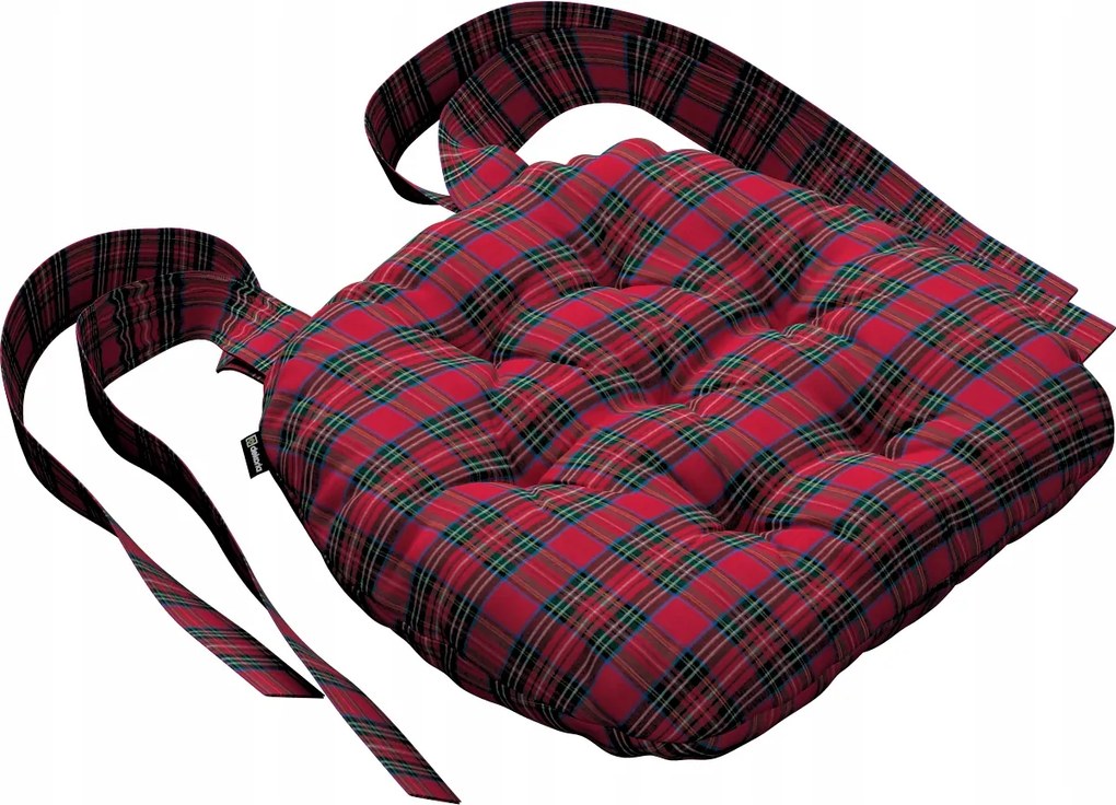 Székpárna Márton 37x40 piros kockás