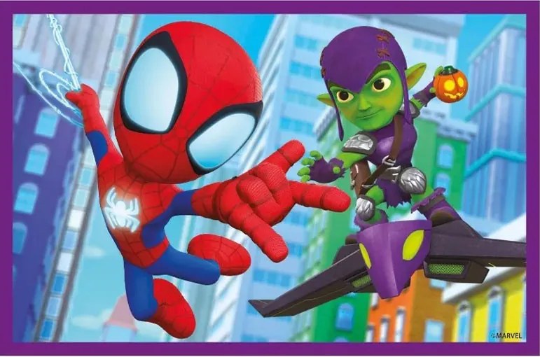 Pókember Spidey mesekocka 6 db-os Clementoni