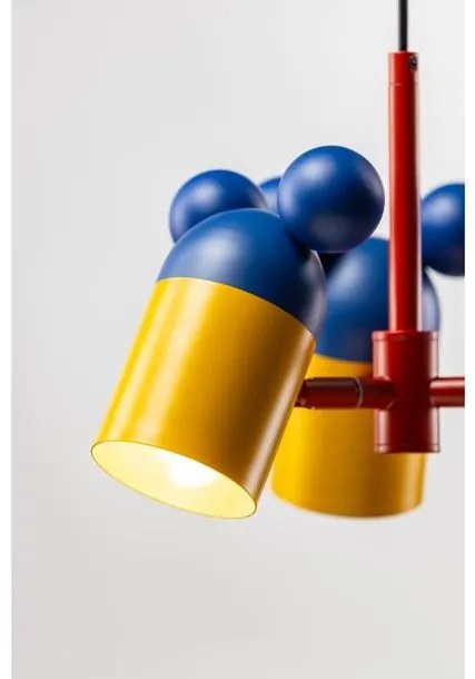 Lámpa Mennyezeti lámpatest MOUSE II, 1854, max.250V, 50/60Hz, 3*E27, max.25 W, IP20, átmérő 30 cm, sötétkék/arany