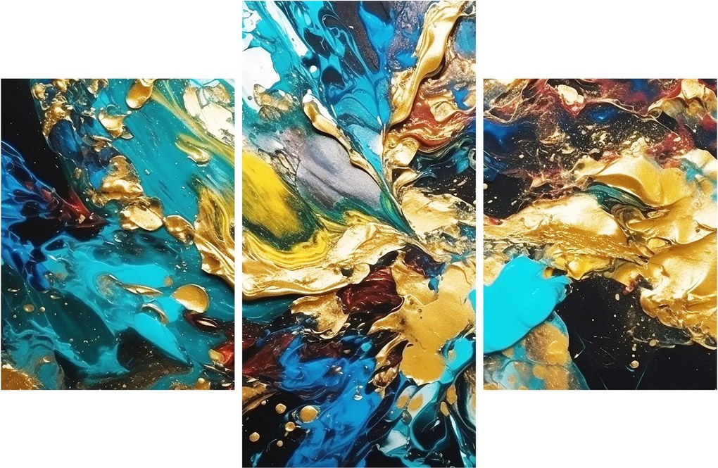 Kép - Texturált olajfestmény (90x60 cm)