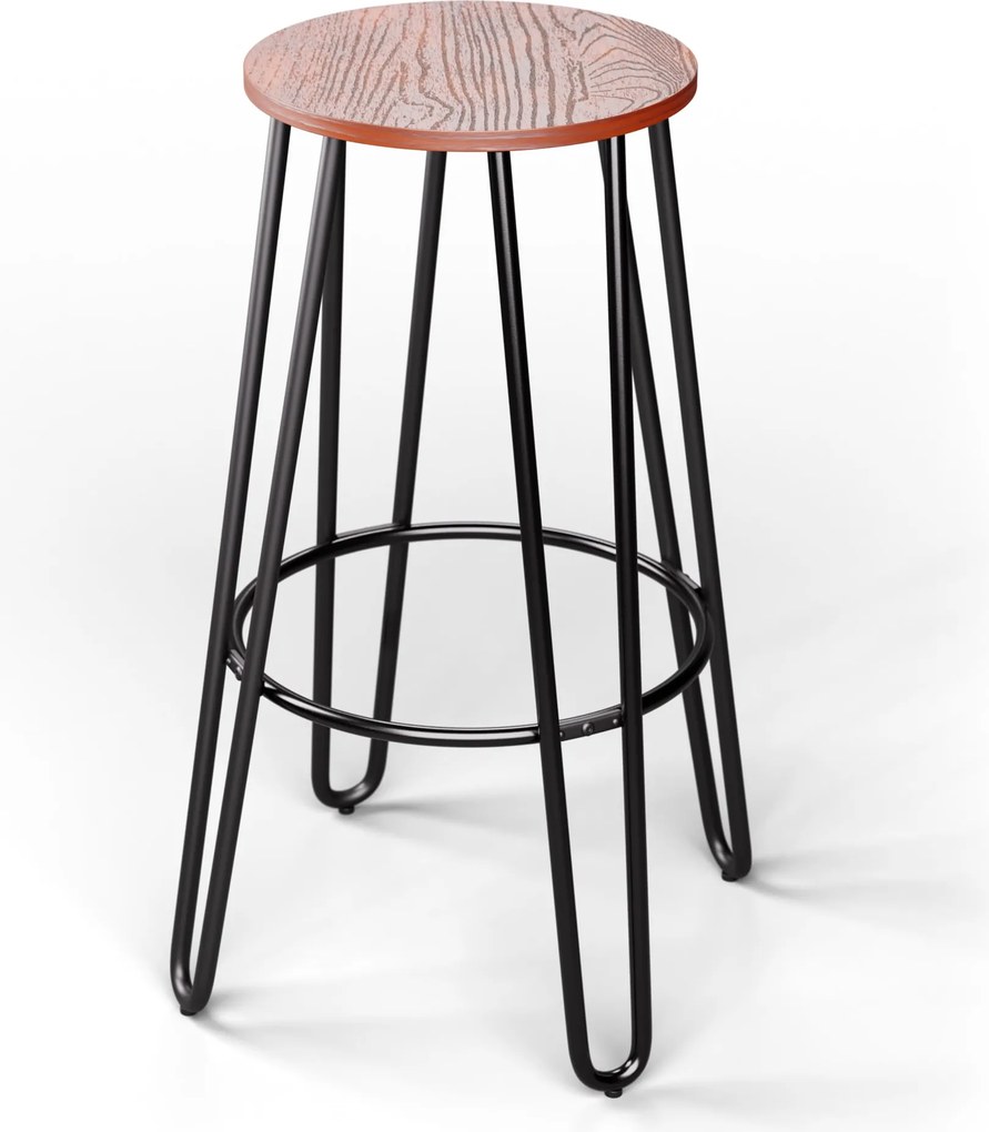 Blumfeldt 1 db. Hamilton bisztró szék Ø33 cm Fa acélkeret