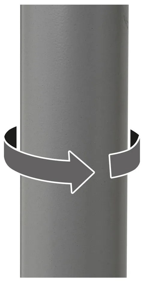 Szürke bőr utánzat állítható magasságú bárszék szett 2 db-os (ülésmagasság 56,5 cm) – Casa Selección