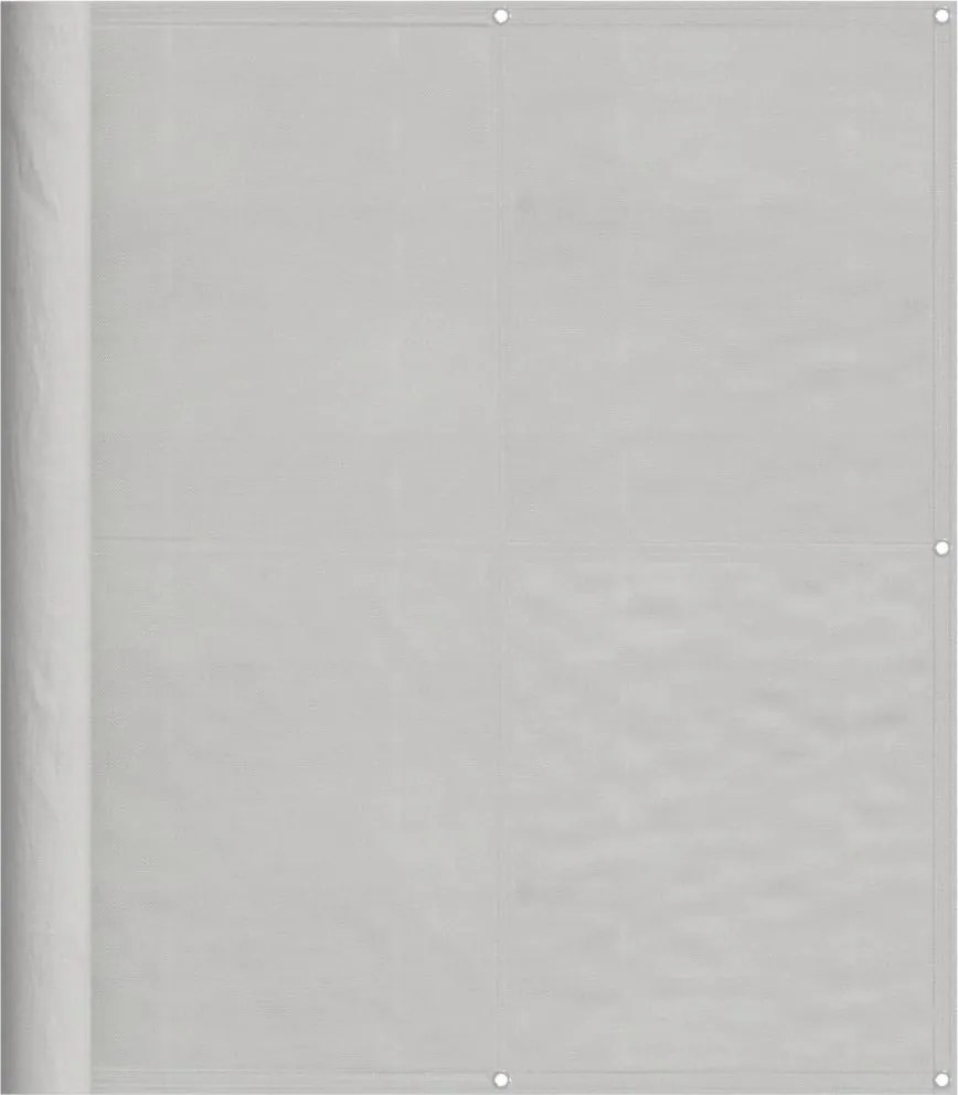 vidaXL világosszürke 100% oxford poliészter erkélyparaván 120 x 1000cm