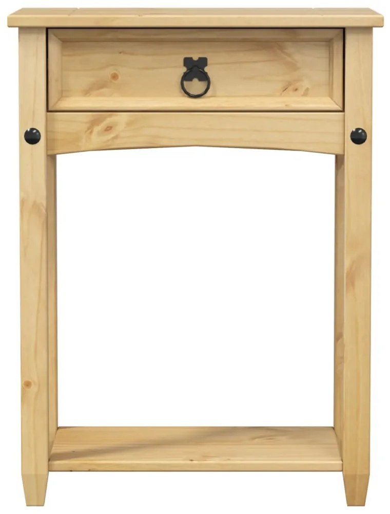Corona tömör fenyőfa konzolasztal 55 x 35 x 73 cm