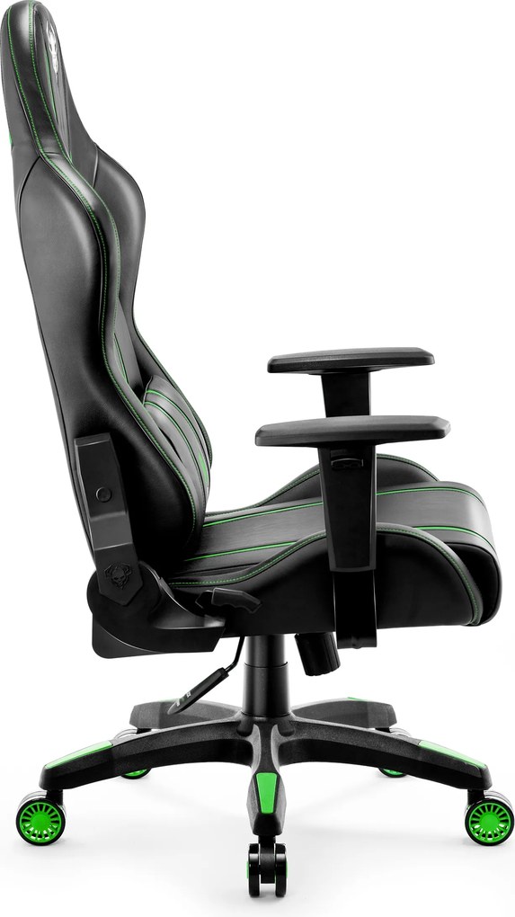 Gamer szék műbőr Normal Size, fekete-zöld: Diablo X-One 2.0
