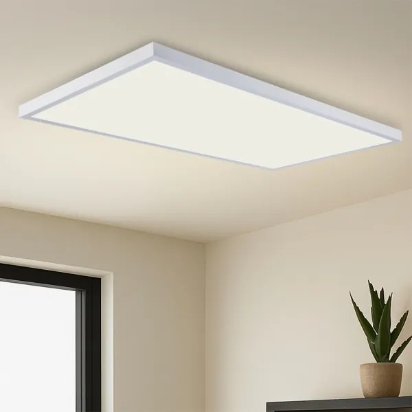 Brilagi-LED Fényerőszabályozható fürdőszobai lámpatest FRAME SMART LED/96W/230V IP44 fehér + távvezérlő