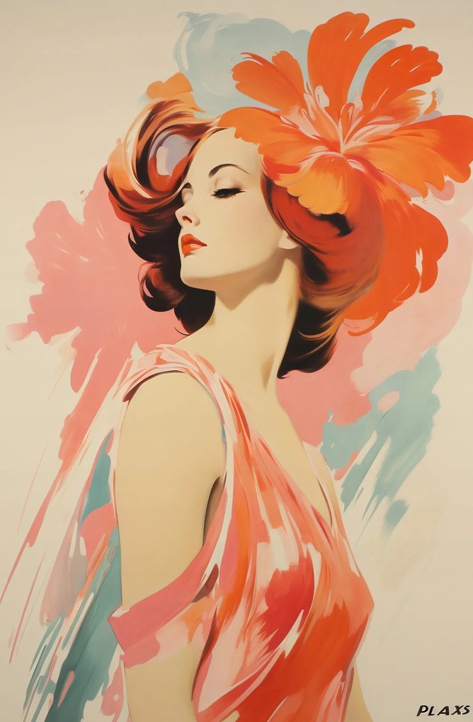 Poszter 56,6x86,4cm Virágos dallam