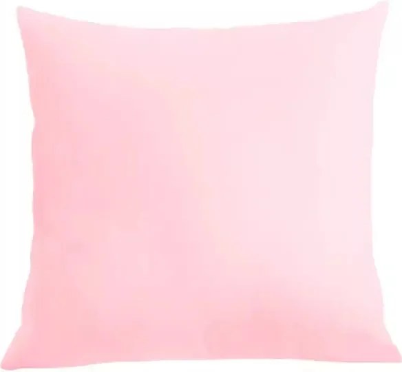 Párnahuzat 50x60 rózsaszín világos egyszínű