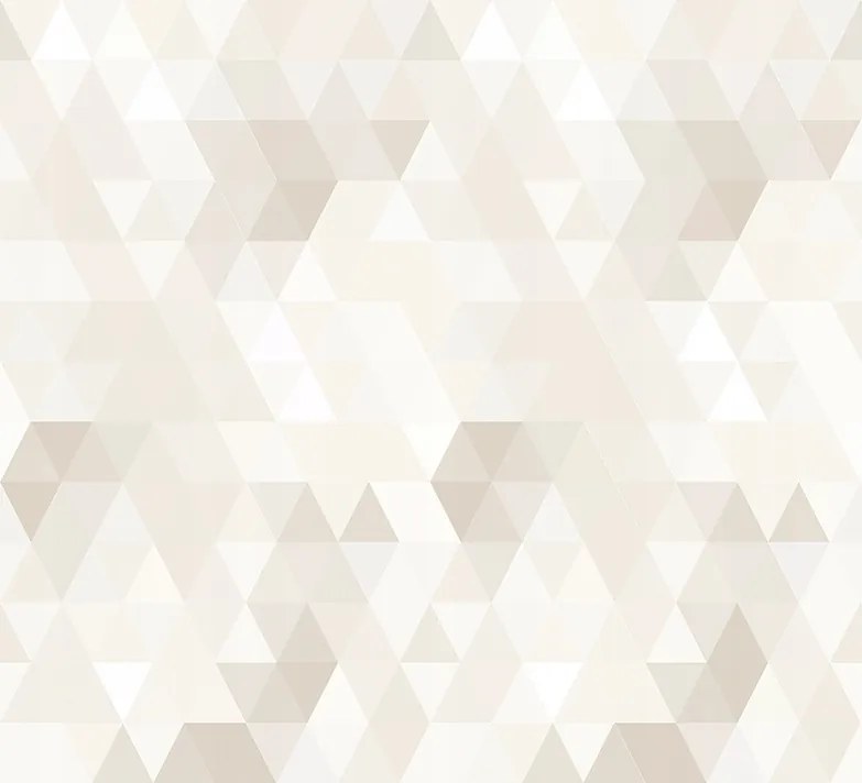 Flizelin Tapéta Mozaik Motívummal, Háromszögekkel