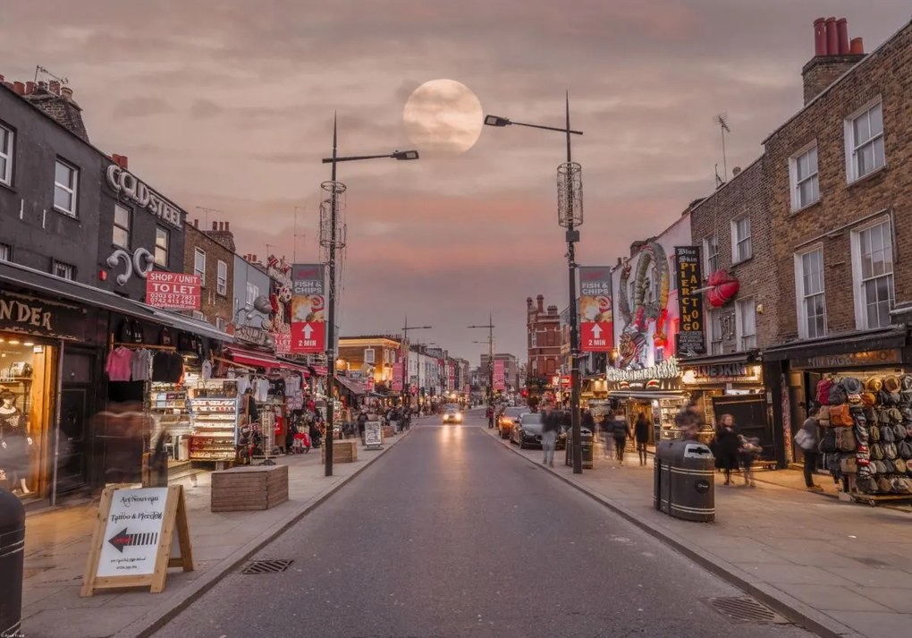 Poszter 66,5x46,5cm Camden főutca, Assaf Frank