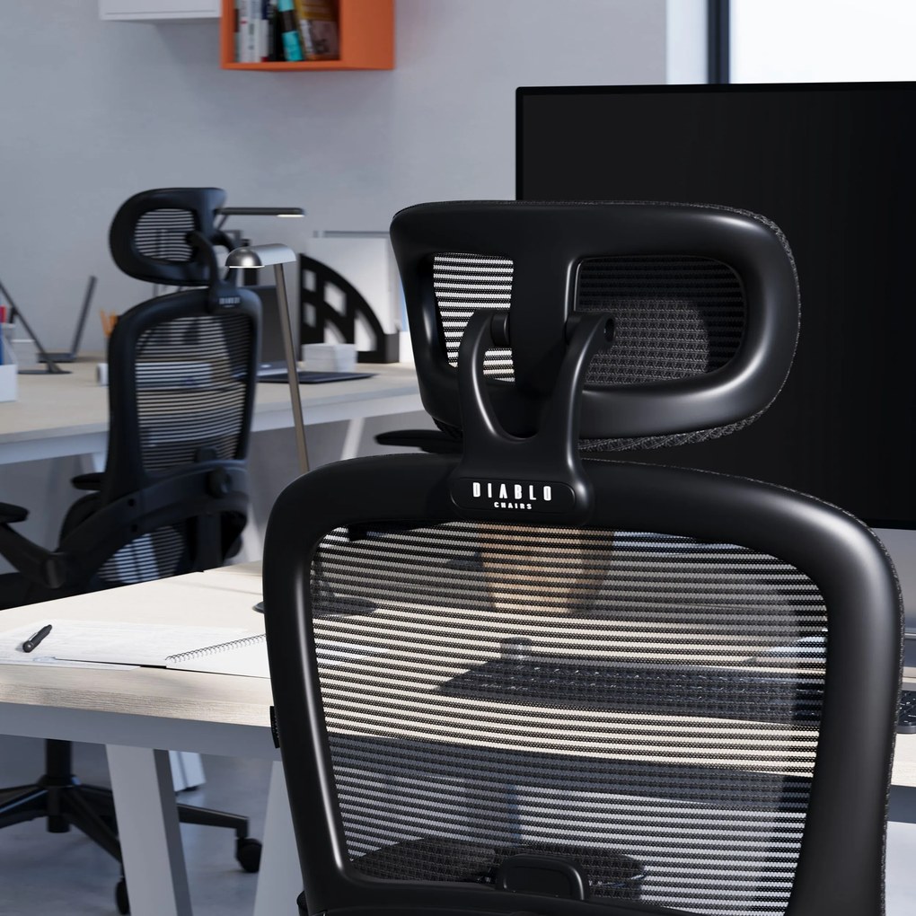 Ergonomikus irodai szék fekete Normal Size: Diablo V-Light