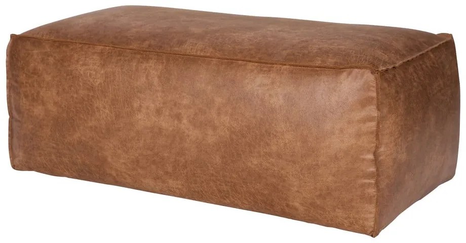 Konyakbarna bőrutánzat lábtartó Rodeo – WOOOD