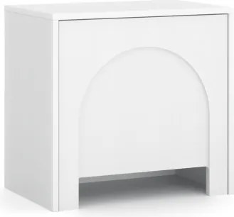 ARCO AR06 STOLIK NOCNY 1D BIAŁY/BIAŁY 5W