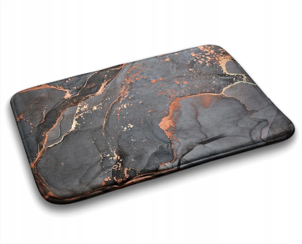 Puha fürdőszobaszőnyeg Szürke márvány 75x45 cm