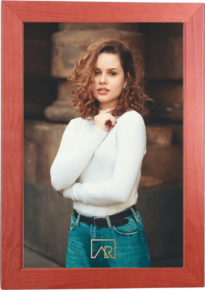 Képkeret 20x30 Rasmus piros, fa