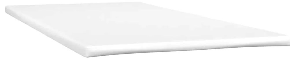 vidaXL fekete bársony rugós ágy matraccal 90x210 cm