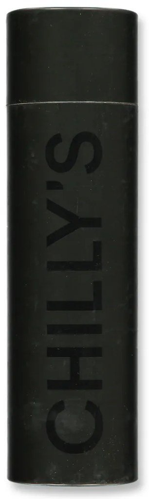 Chilly's Bottles termosz palack - teljesen fekete 500 ml, eredeti kiadás