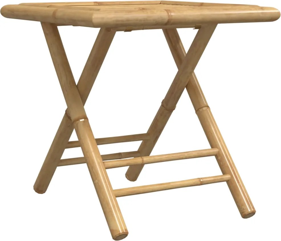 vidaXL összecsukható bambusz kerti asztal 45x45x45 cm