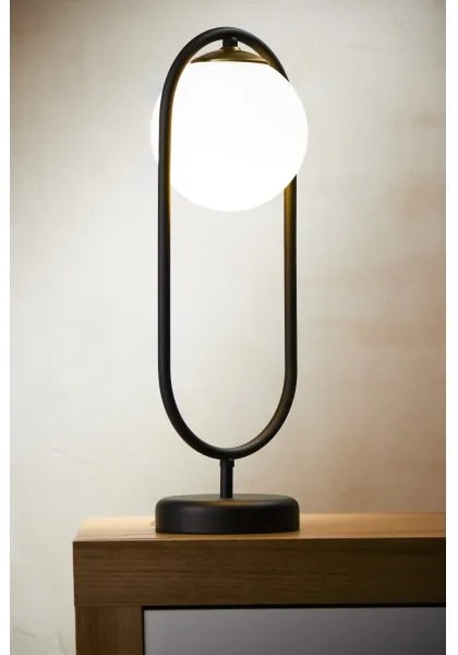 Jupiter 2044 - Asztali lámpa IGON 1xE14/40W/230V fekete