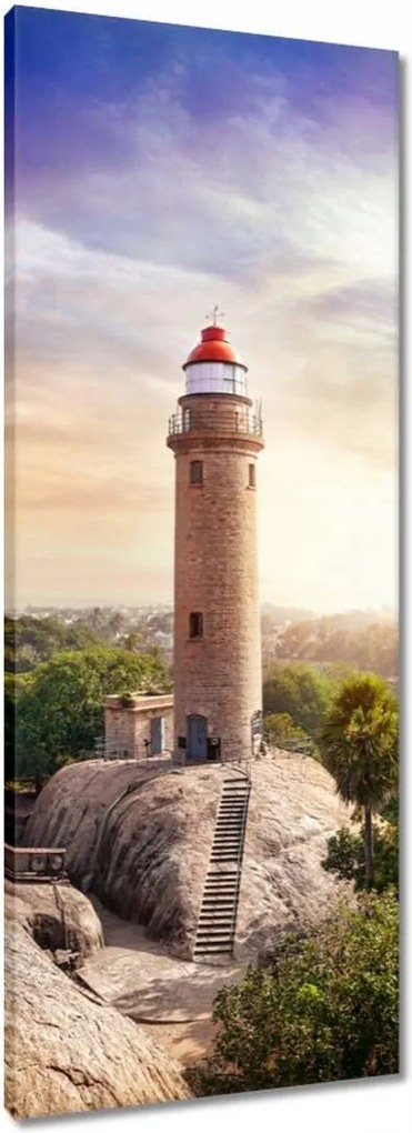 Vászonkép 40x100 Mahabalipuram világítótorony
